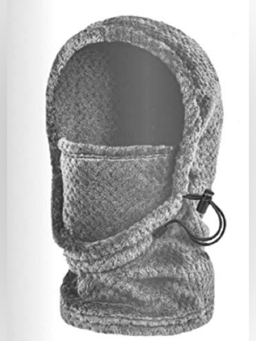 PHUNKSHUN Wear Kids Gray Hooded Balaclava Ski Face & Neck Warmer